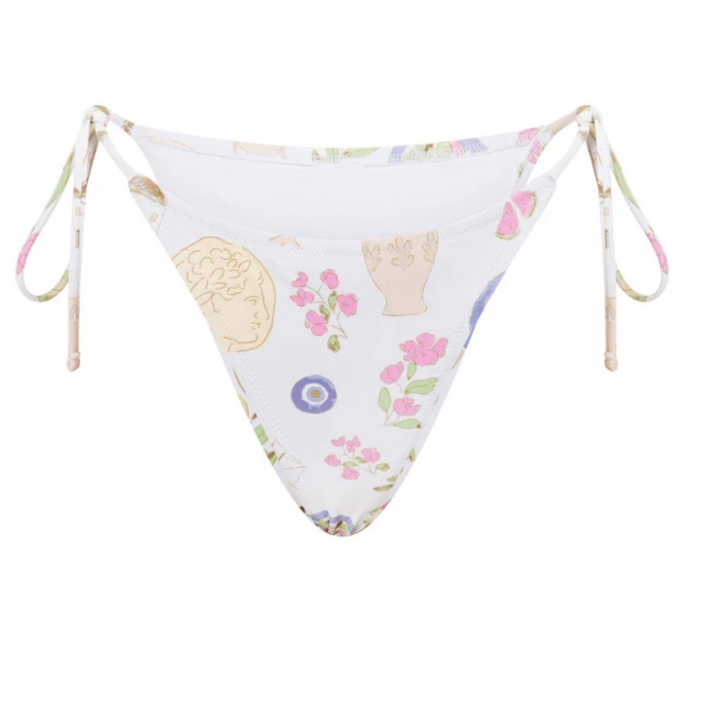 Sabo Skirt Rhodes Tie Bottom and Tri Top Bikini Set. Size M - Picture 3 of 10